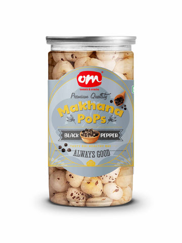 Foxnut (Makhana) Black Pepper 90g