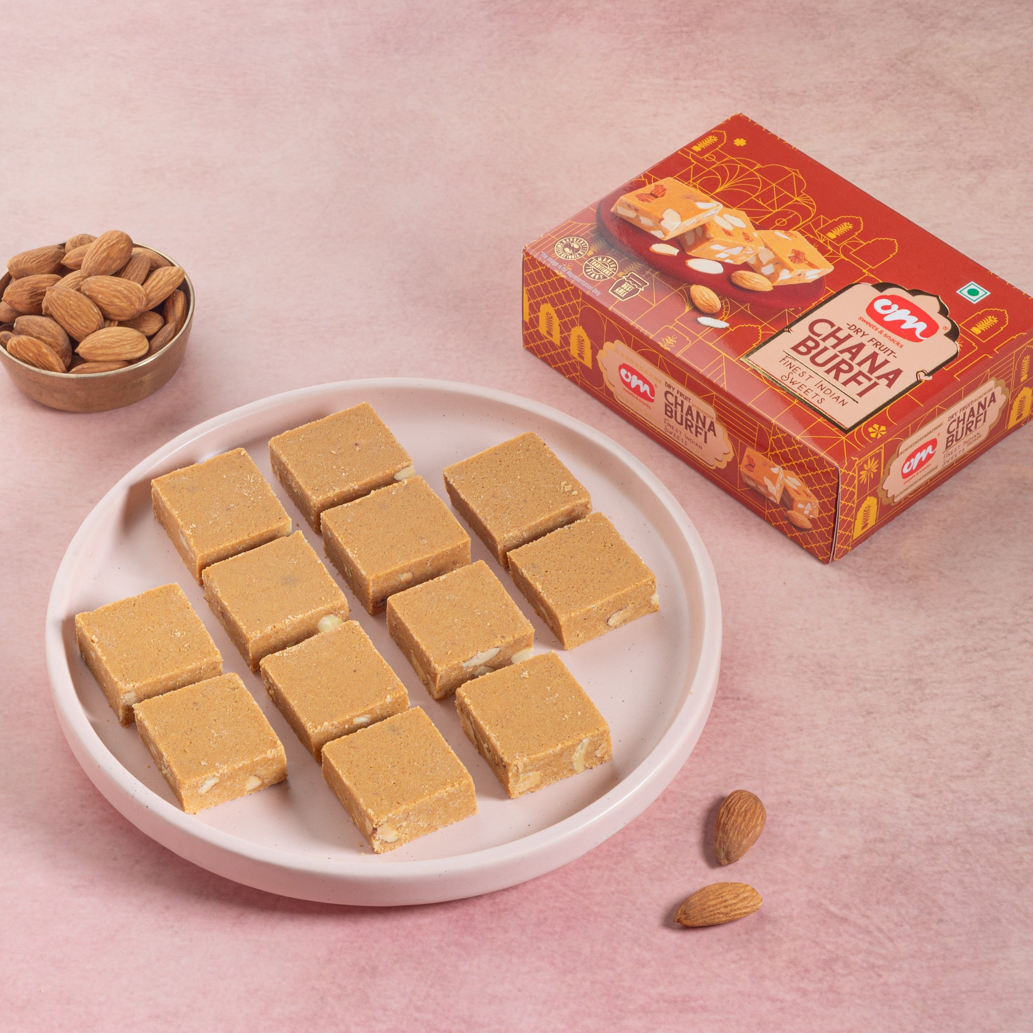 Chana Dry Fruit Burfi